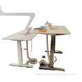 Ergonomic Electric adjustable dual motor pc computer desk